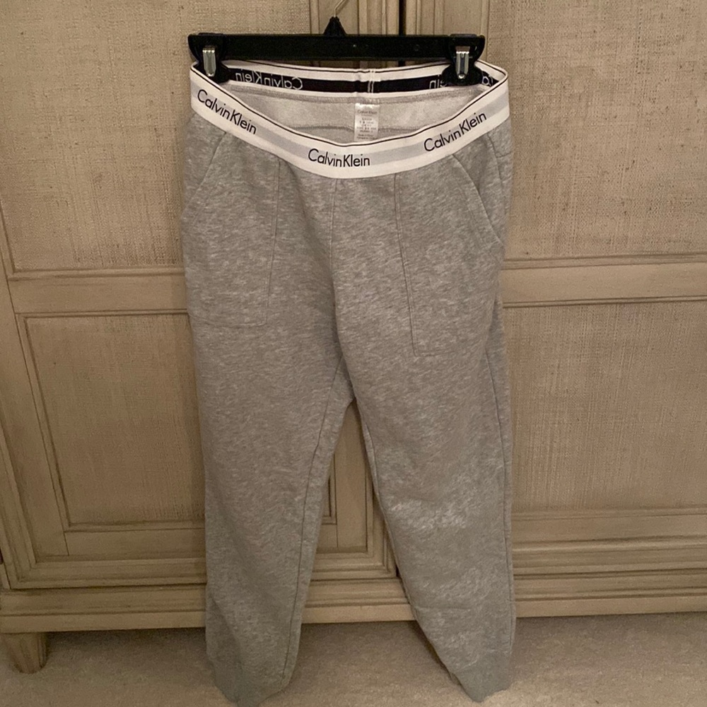 Calvin Klein band grey sweatpants